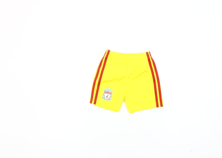 Adidas Boys Yellow Athletic Football Shorts Size 12