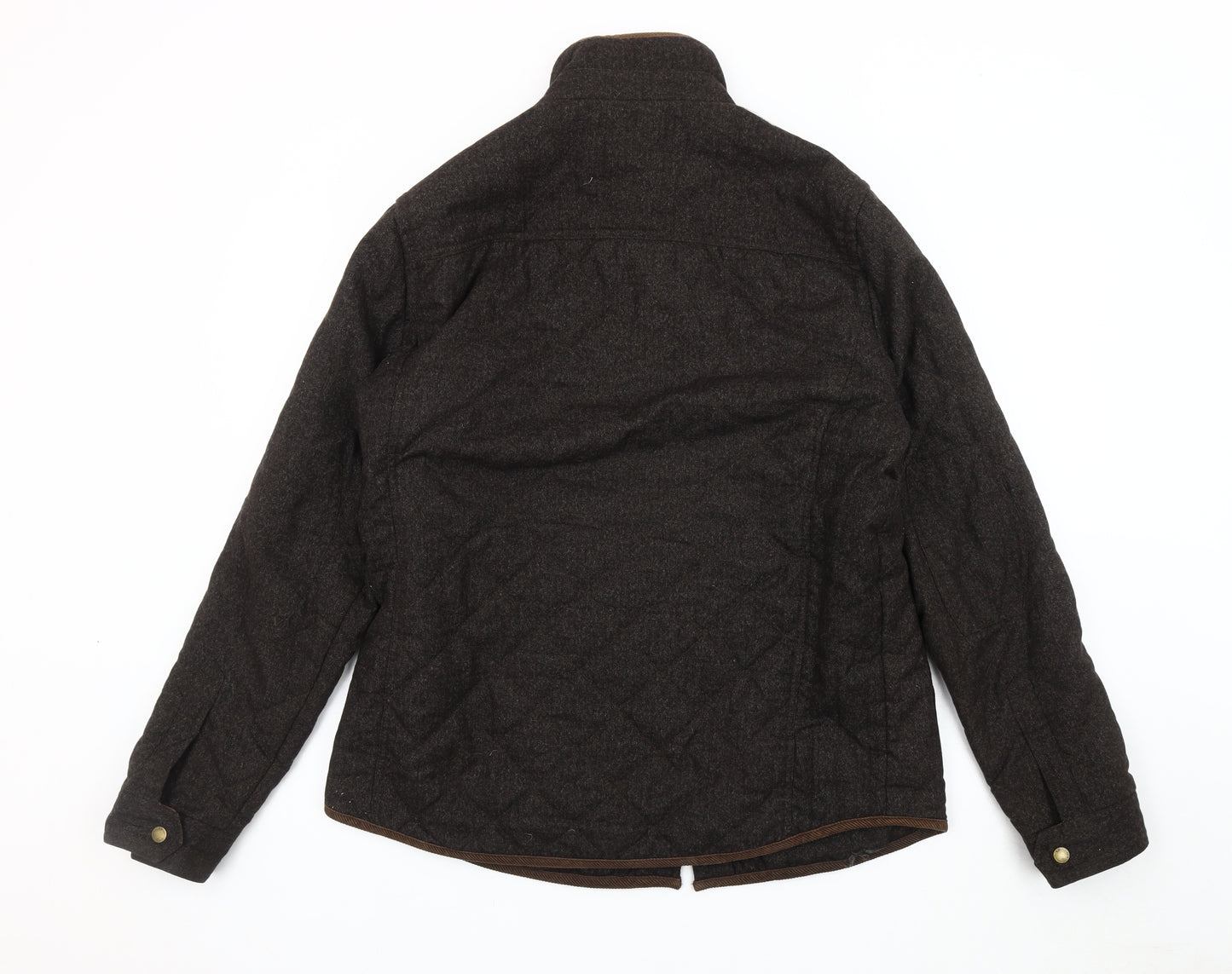 Red Herring Men's Brown Quilted Jacket Large