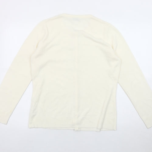 BHS Ivory Women's Cardigan Size 14 Button Knit