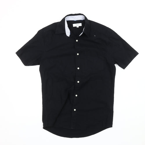 Next Men's Black XS Short Sleeve Shirt