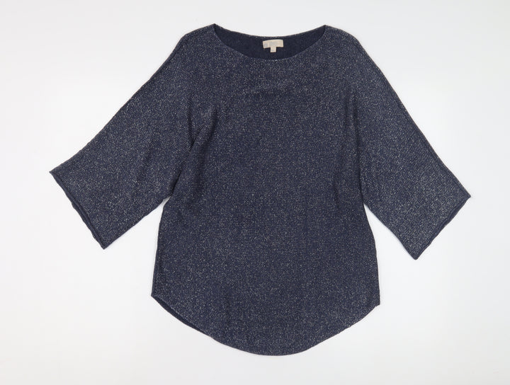 Dimity Women's Blue Tunic Blouse, M
