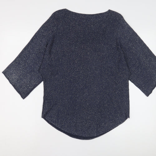 Dimity Women's Blue Tunic Blouse, M