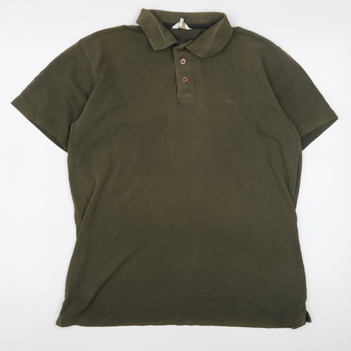 Cotton Traders Men's Green Polo Shirt - M
