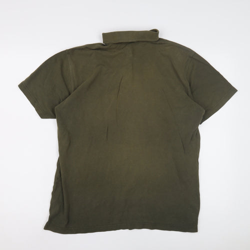 Cotton Traders Men's Green Polo Shirt - M