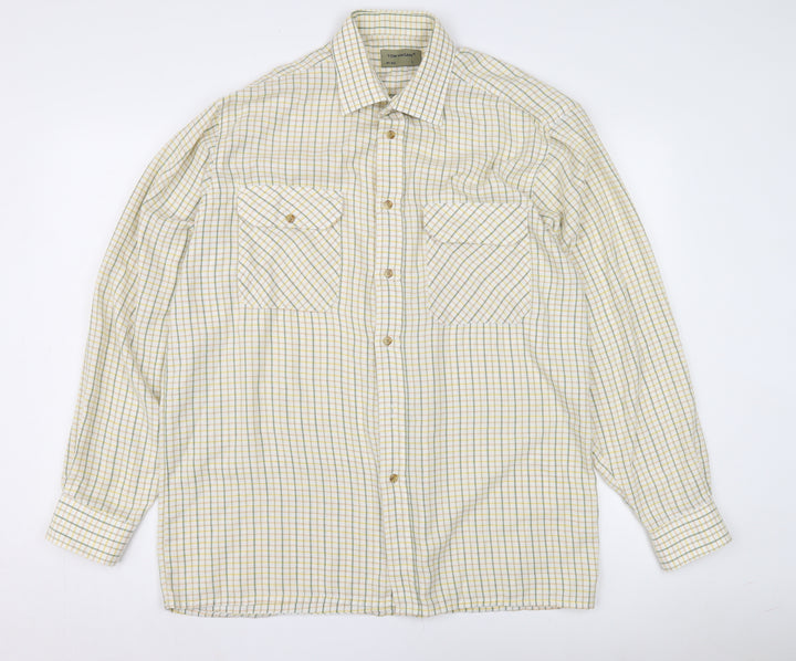 Tom Hagan Men's Multicoloured Check Shirt L