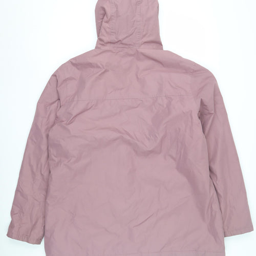 Regatta Women's Pink Hooded Rain Coat Jacket Size 12