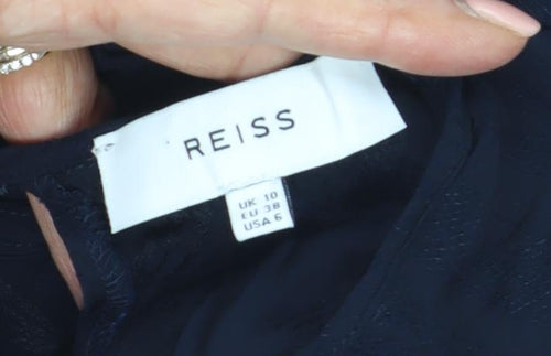 Reiss Women's Black Sleeveless Dress Size 10