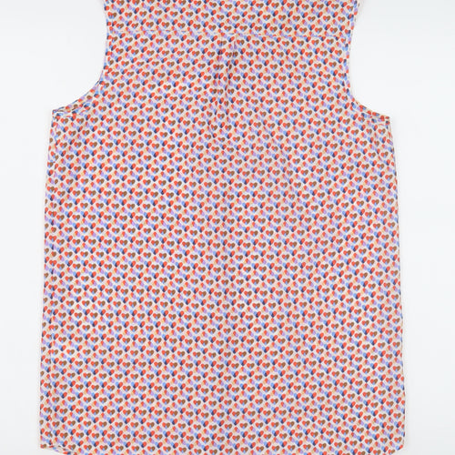 Next Women’s Multicoloured Collared Sleeveless Blouse