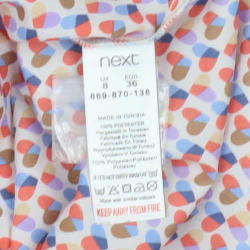 Next Women’s Multicoloured Collared Sleeveless Blouse