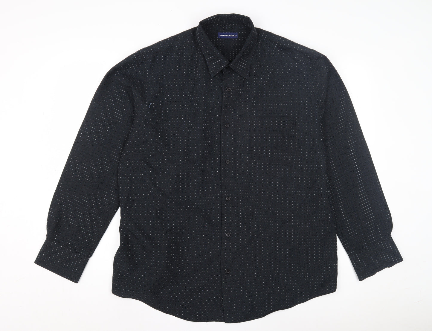 Springfield Men's Black Long Sleeve Shirt L