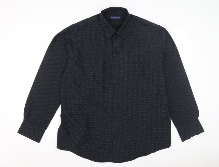 Springfield Men's Black Long Sleeve Shirt L