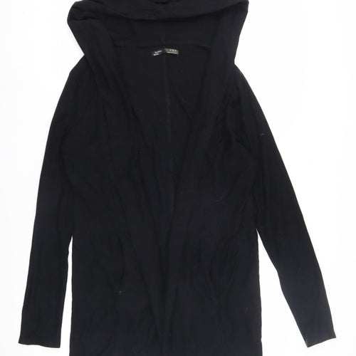 Bershka Black Women's Wrap Hoodie Size 8