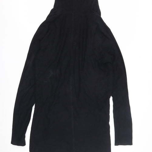 Bershka Black Women's Wrap Hoodie Size 8