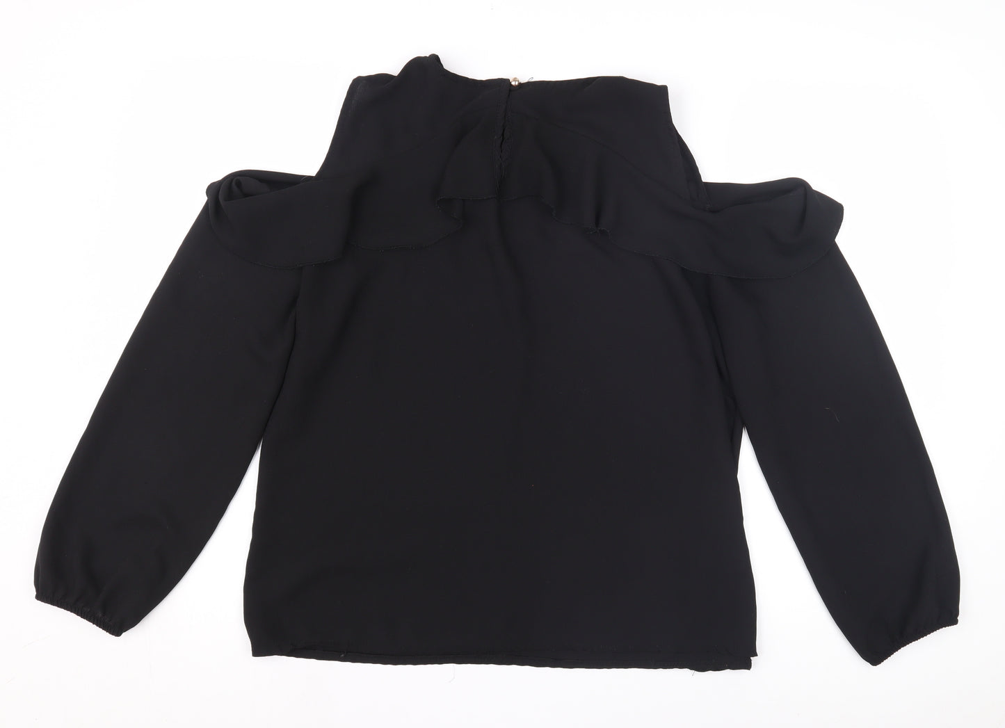 Sabina Diamant Women's Black Blouse, Medium, Casual, Excellent