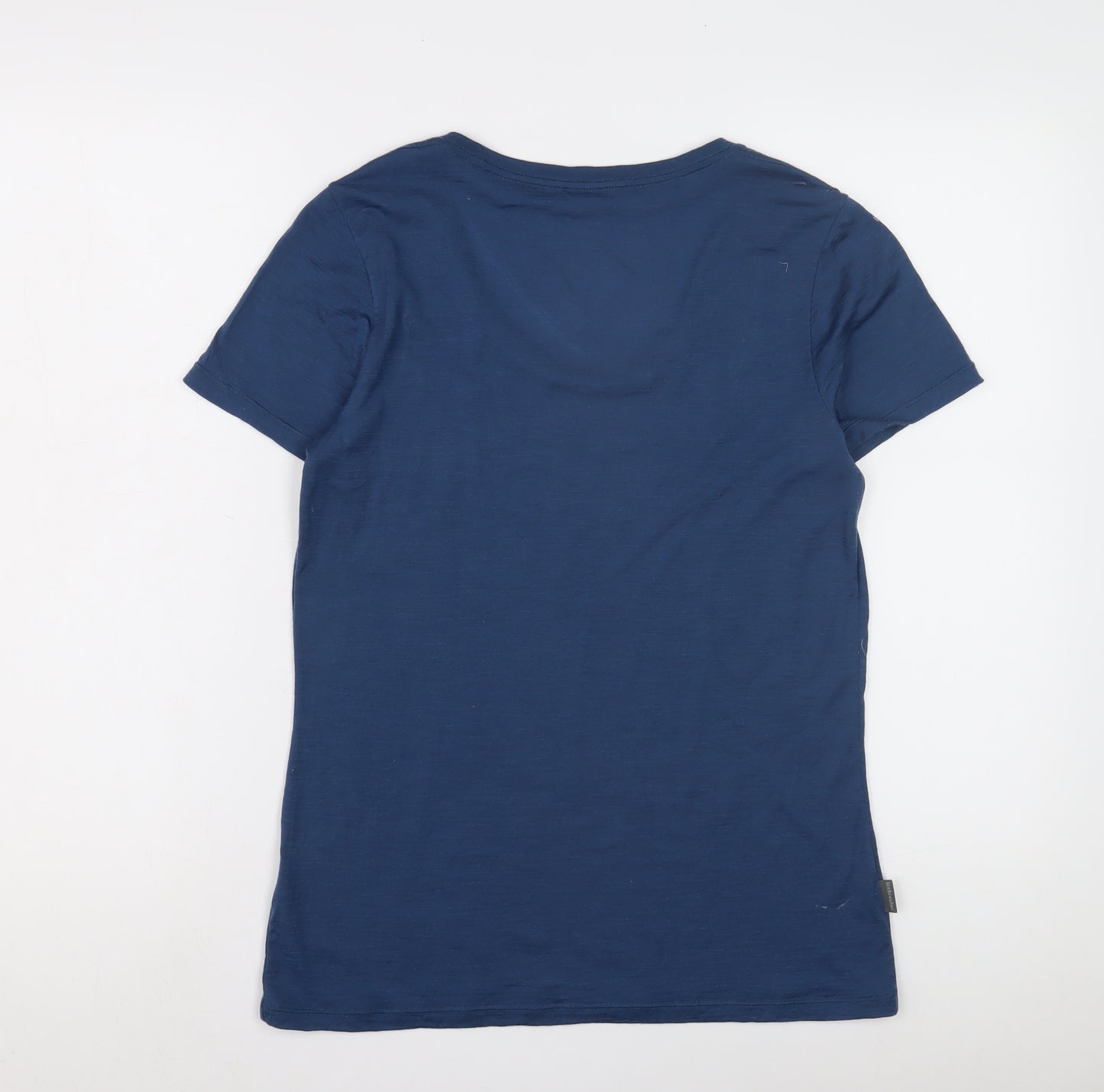 Icebreaker Women's Blue Merino Wool T-Shirt M