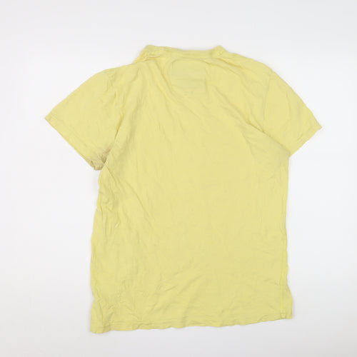 Superdry Men’s Yellow Crew Neck Graphic T-Shirt