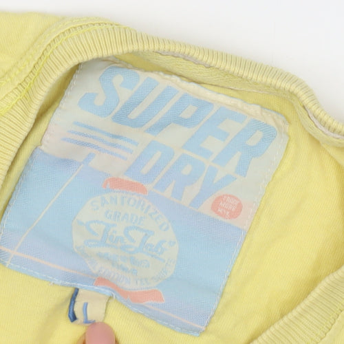 Superdry Men’s Yellow Crew Neck Graphic T-Shirt