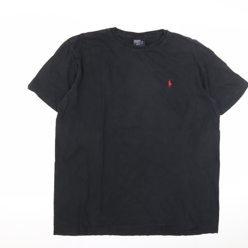 Polo Ralph Lauren Black Men's M T-Shirt, Short Sleeve, Logo