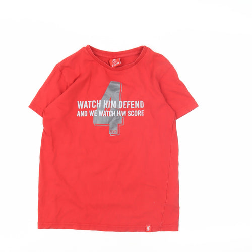 LFC Boys Red Football T-Shirt 9-10 Years