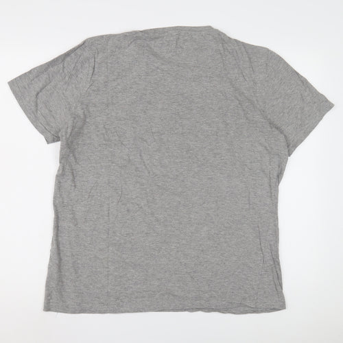 Ben Sherman Men's Grey Cotton T-Shirt Size Large