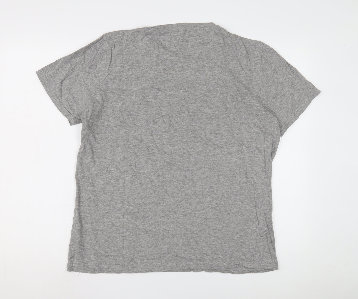 Ben Sherman Men's Grey Cotton T-Shirt Size Large