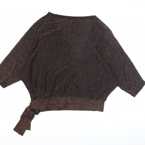 Phase Eight Women's Black Wrap Blouse - Size S, Party Style