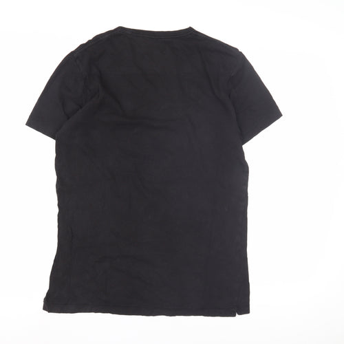 French Connection Men's Black Slim Fit T-Shirt S