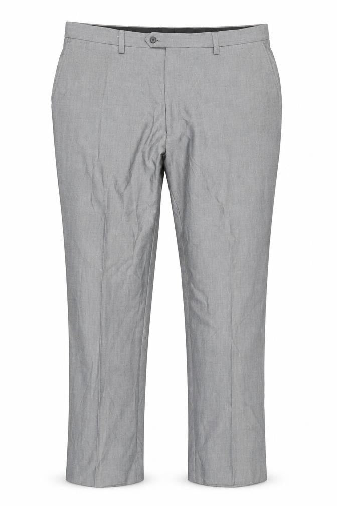 Front view of Next Men's Grey Suit Trousers, 42 Waist, Excellent Condition