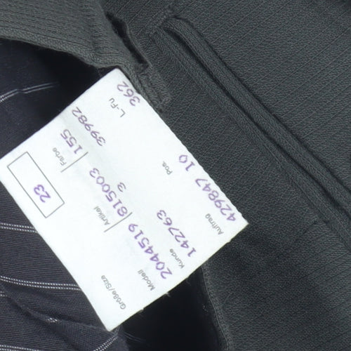 Benevento Men's Grey Dress Pants Straight Leg