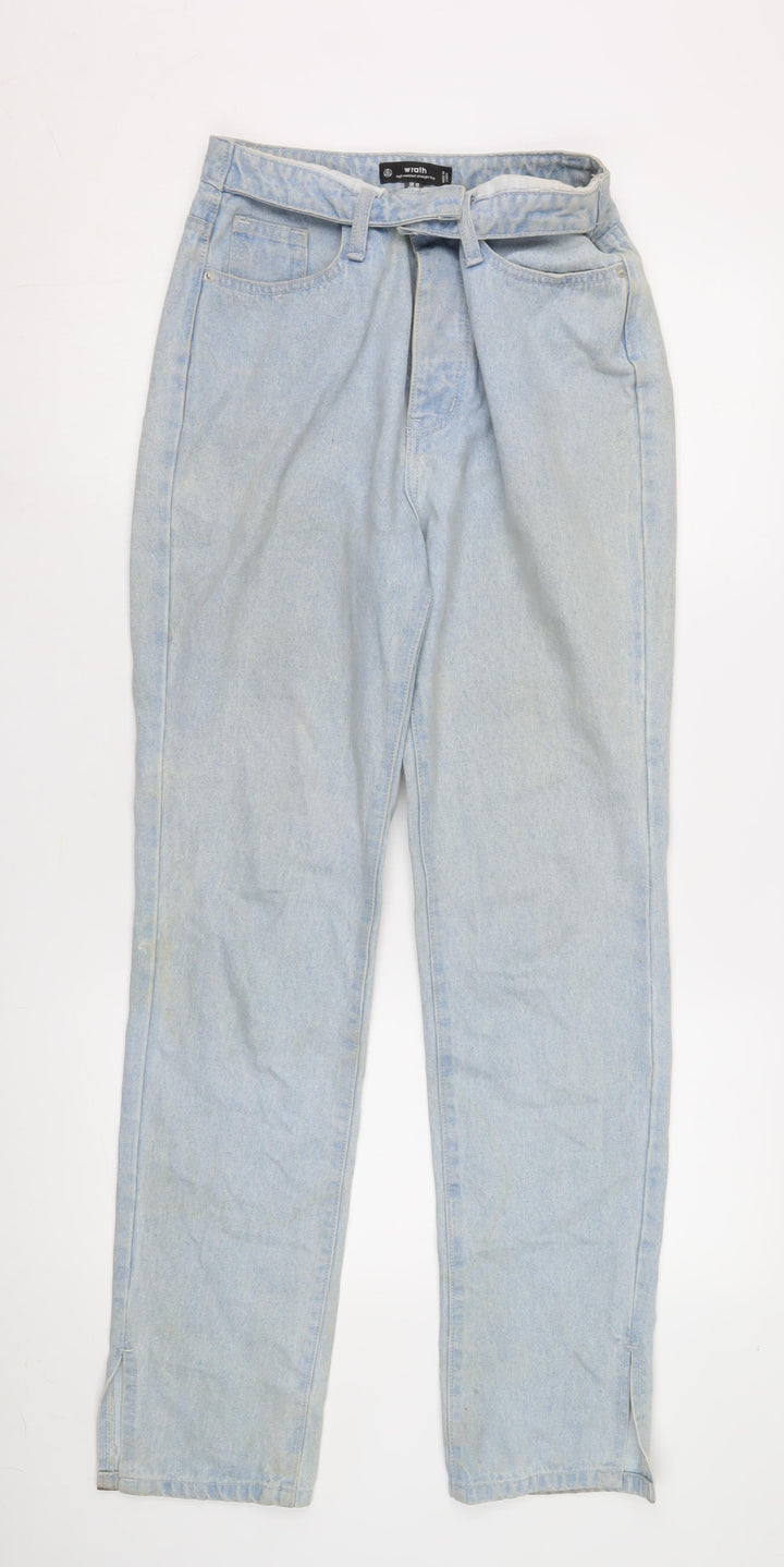 Wrath Women's Light Blue Straight Jeans Size 10