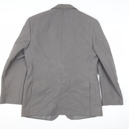 Dunn & Co Men's Grey Blazer, Size 41 S, Vintage