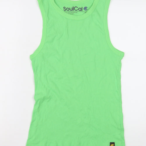 SoulCal Green Sleeveless Men's T-Shirt XL