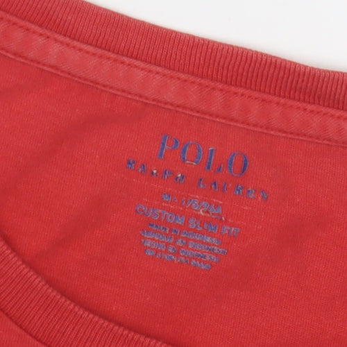 Polo Ralph Lauren Red Slim Fit T-Shirt, Medium