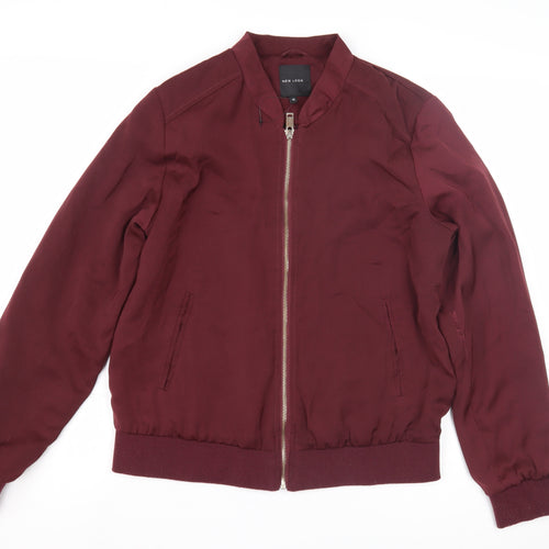 New Look Women's Red Bomber Jacket Size 12