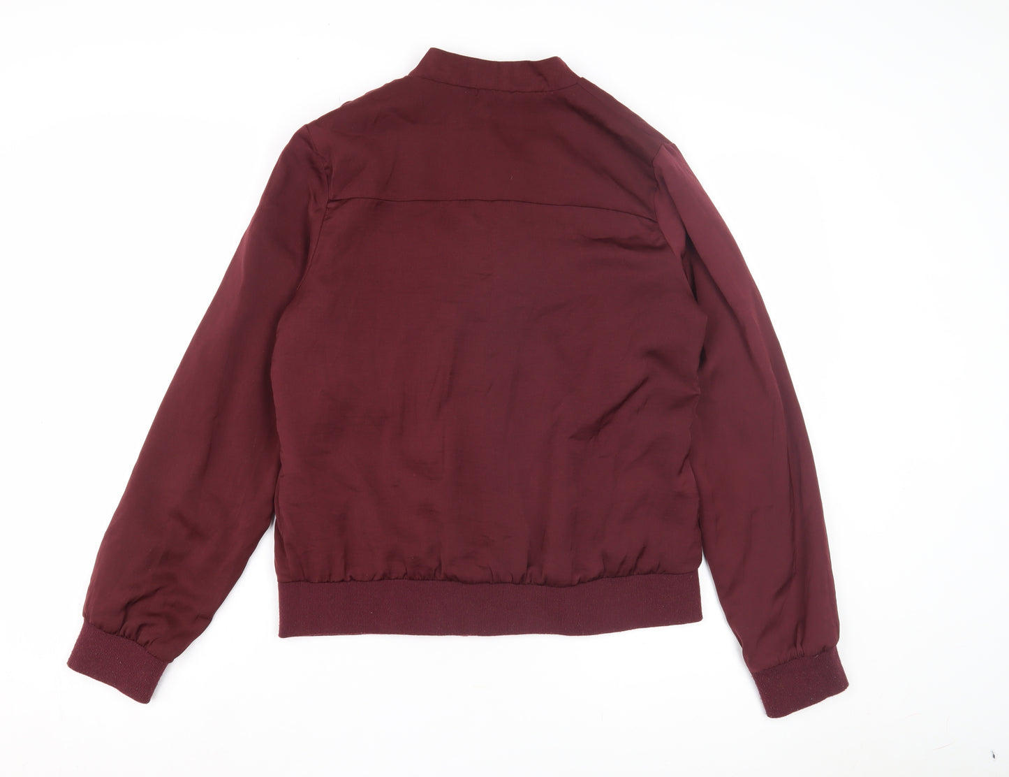 New Look Women's Red Bomber Jacket Size 12