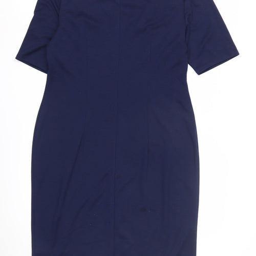 Bonmarché Women's Blue Dress Size 16 Half Sleeve