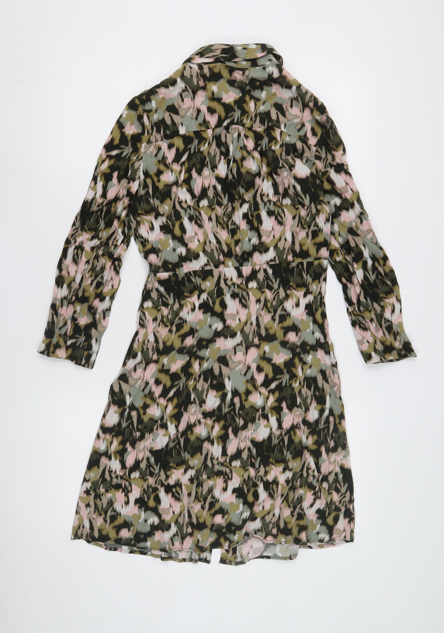 Marks and Spencer Women's Multicoloured Shirt Dress 14