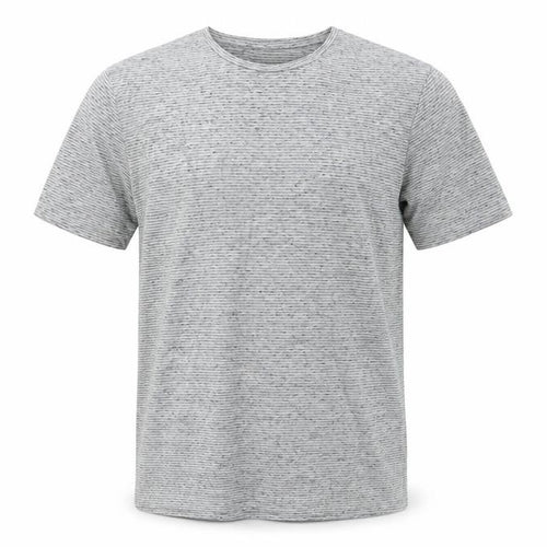 Reiss Mens Grey Striped Crew Neck T-Shirt M