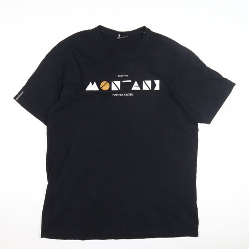 Montane Men’s Black Graphic Print T-Shirt L
