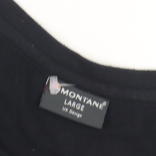 Montane Men’s Black Graphic Print T-Shirt L