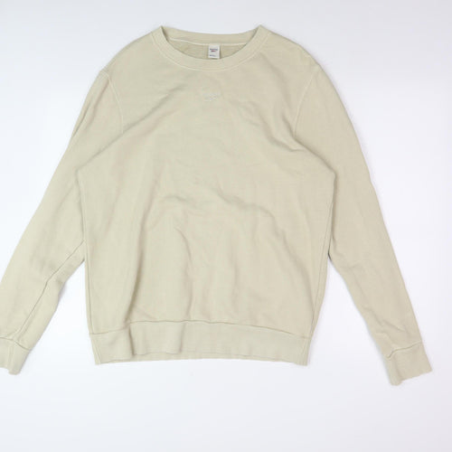 Reebok Men's Beige Pullover Sweatshirt Large