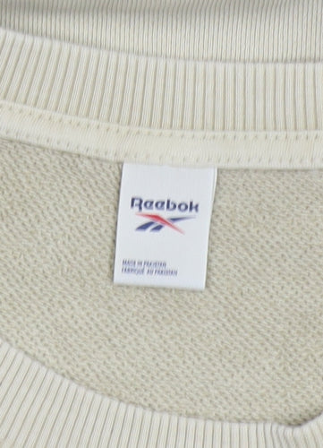 Reebok Men's Beige Pullover Sweatshirt Large