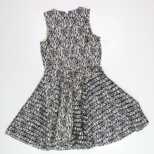 Blue Vanilla Women's Multicoloured Fit & Flare Dress S