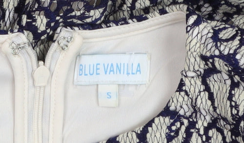 Blue Vanilla Women's Multicoloured Fit & Flare Dress S