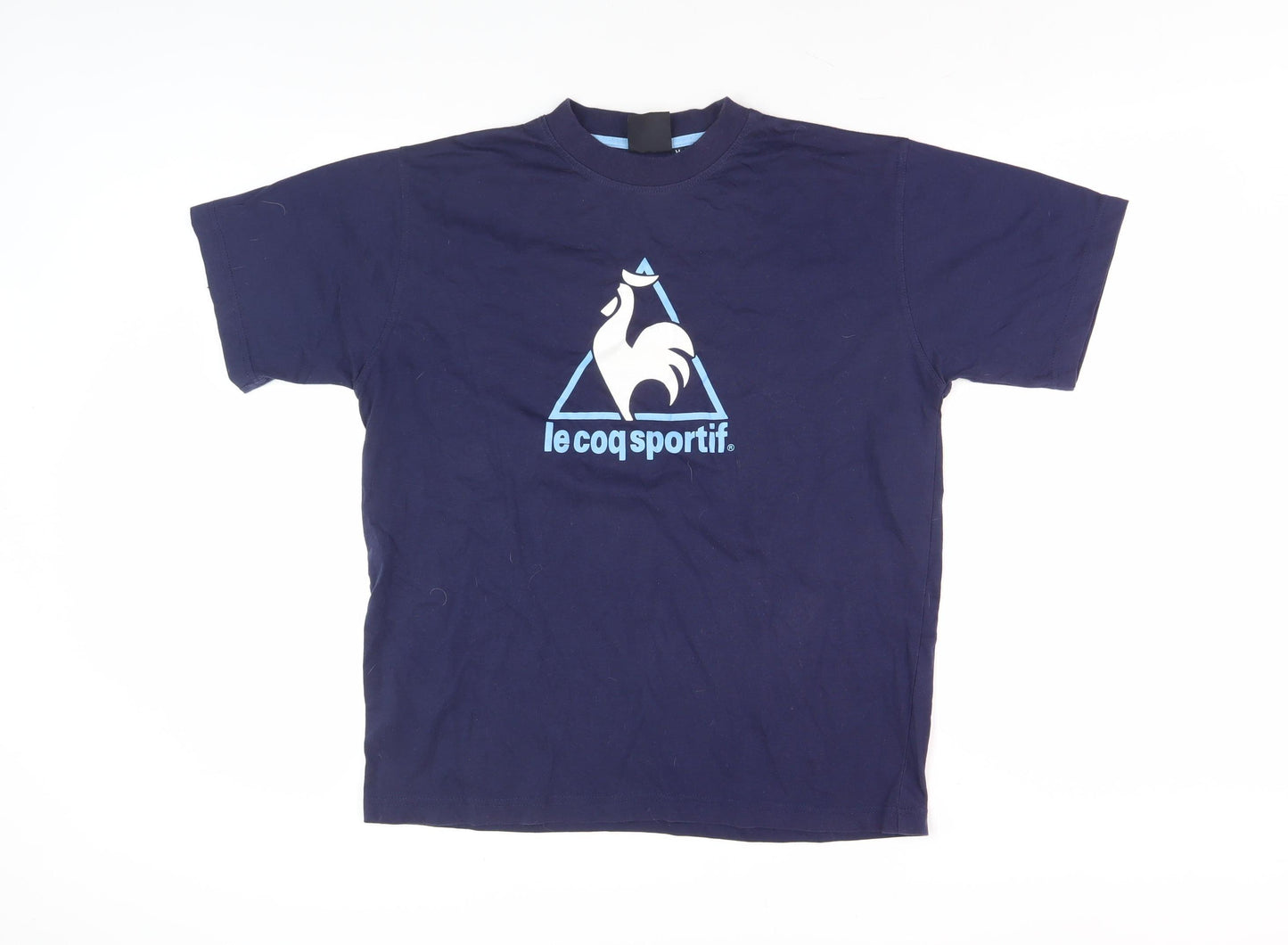 Le Coq Sportif Men's Blue Medium Graphic T-Shirt