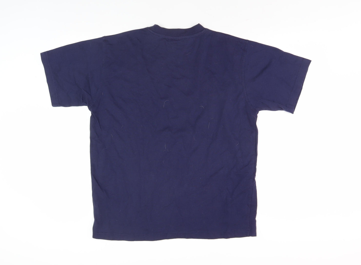 Le Coq Sportif Men's Blue Medium Graphic T-Shirt