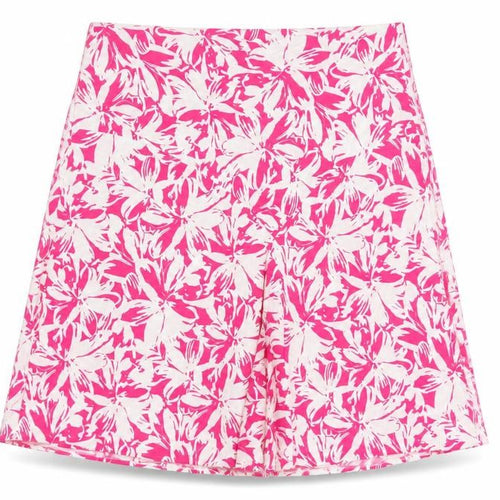 Marks and Spencer Women's Pink Knee Length Floral Skirt
