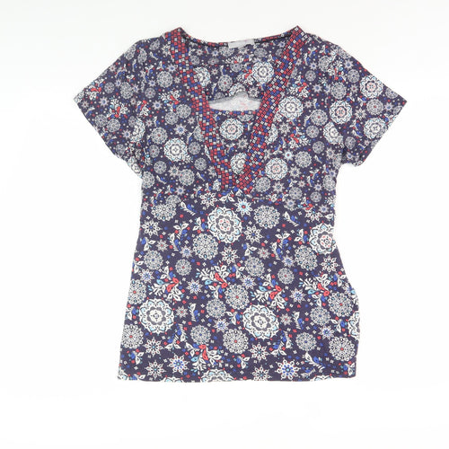 Marks and Spencer Women’s Blue Floral Tunic Top Size 18