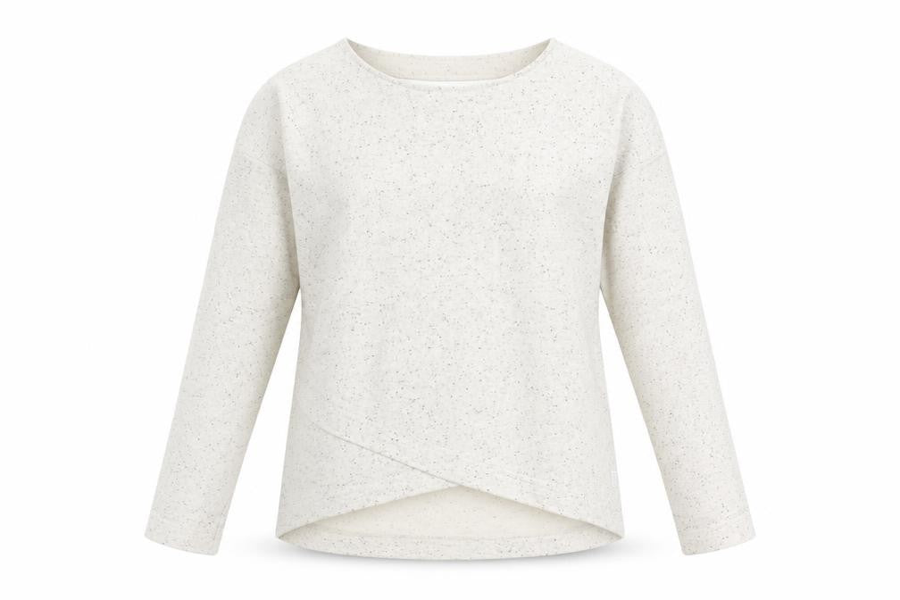 Dash Women's Ivory Pullover Sweatshirt Size 12