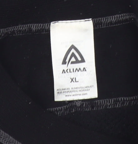 Aclima Men's Black Long Sleeve T-Shirt XL